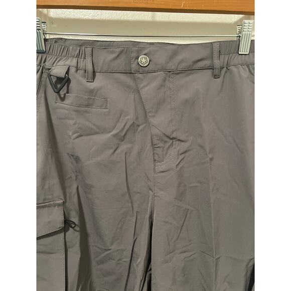 Men's Hiking Cargo Shorts Dark Grey and Black NWT Size L - Picture 4 of 13